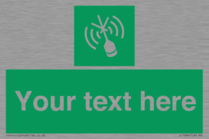 Custom sign safe condition Emergency position beacon